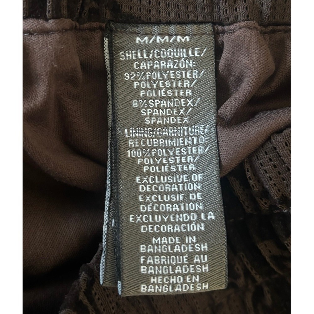 All Saints Men's Brown Cross Bermuda Shorts Polyester Pockets Drawstring New - Picture 11 of 14